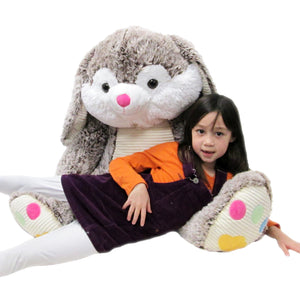29" Gray Stuffed Bunny Rabbit  #50516