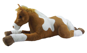 60" Pinto Horse, Plush Toy, #26939