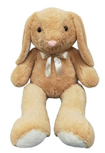50" Jumbo Beige Stuffed Bunny Rabbit with Silver Ribbon  #47564