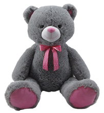 41" Gray Bear with Pink Ribbon  # 49862A