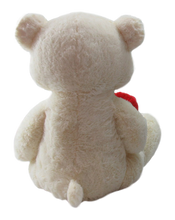 37.5" Valentine's Cream Bear With Red "Hugs" Heart #50563A
