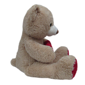 37.4" Beige Bear With "I Love You" Heart, Stuffed Animal, Valentine #50710