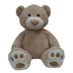 37" Beige Bear With Foot Pads #50172